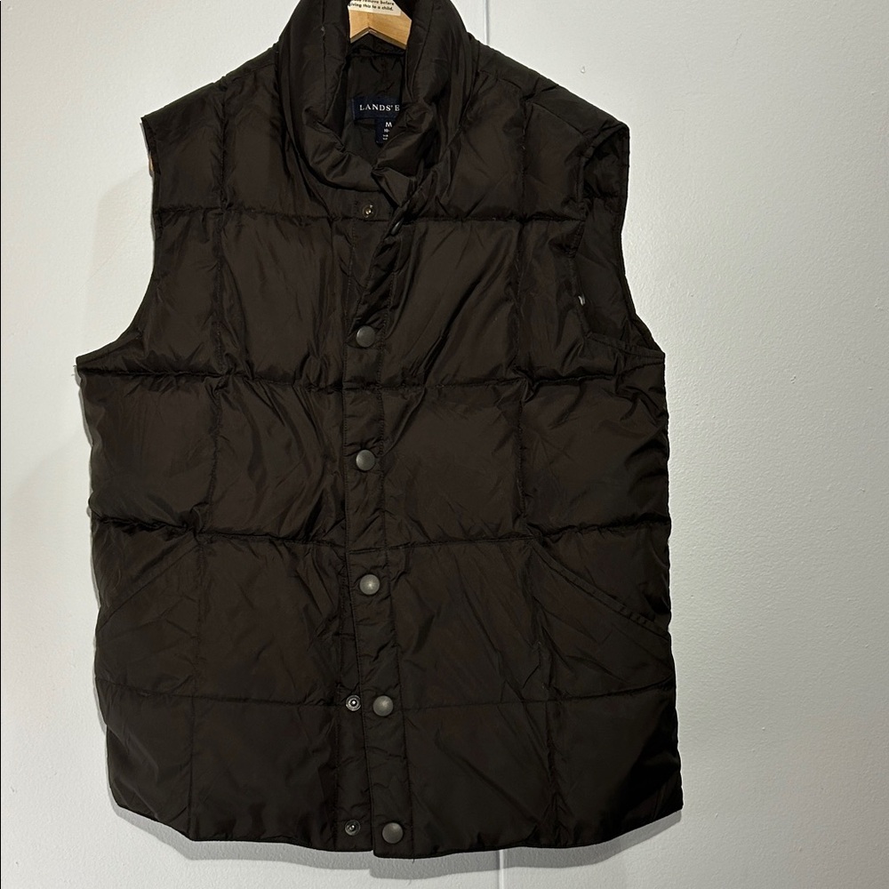 Lands End down filled vest K00046